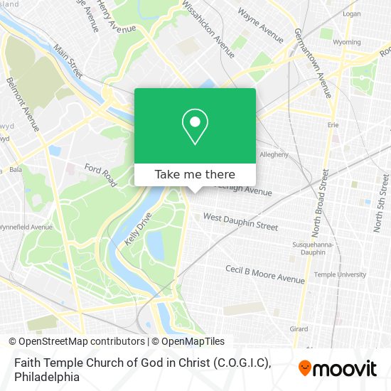 Faith Temple Church of God in Christ (C.O.G.I.C) map