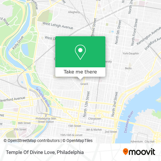 Temple Of Divine Love map