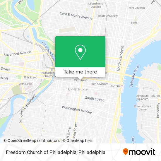 Mapa de Freedom Church of Philadelphia