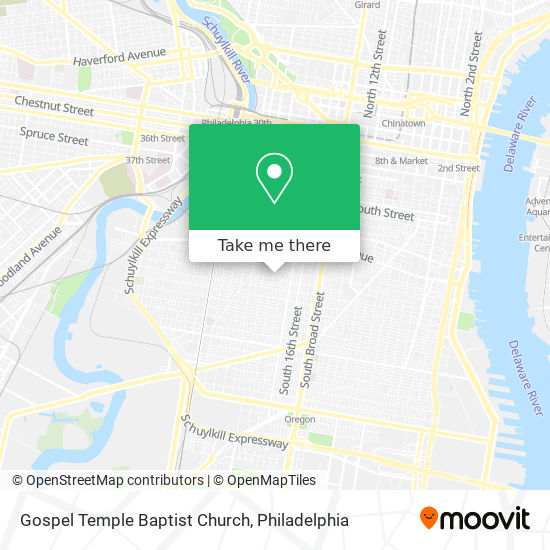 Gospel Temple Baptist Church map
