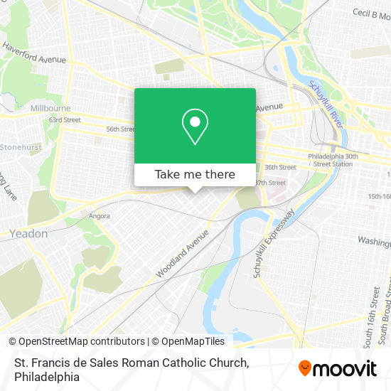 Mapa de St. Francis de Sales Roman Catholic Church