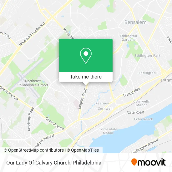 Our Lady Of Calvary Church map
