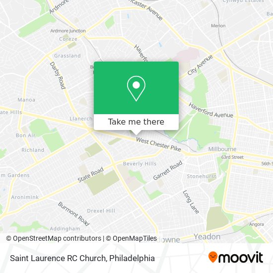 Mapa de Saint Laurence RC Church