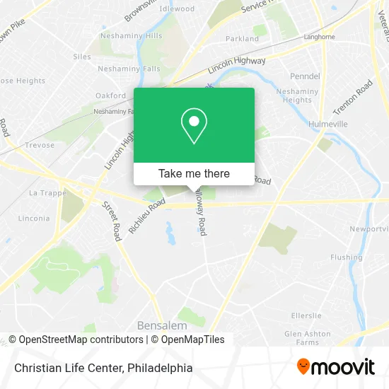 Christian Life Center map