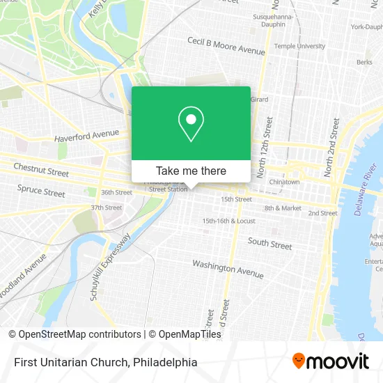 First Unitarian Church map