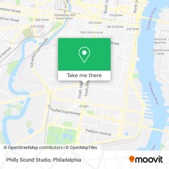 Philly Sound Studio map
