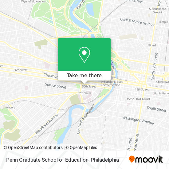 Penn Graduate School of Education map