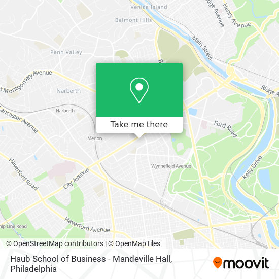 Mapa de Haub School of Business - Mandeville Hall