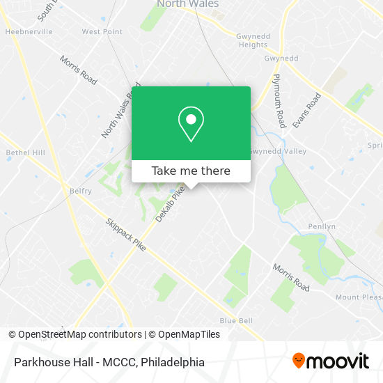 Parkhouse Hall - MCCC map
