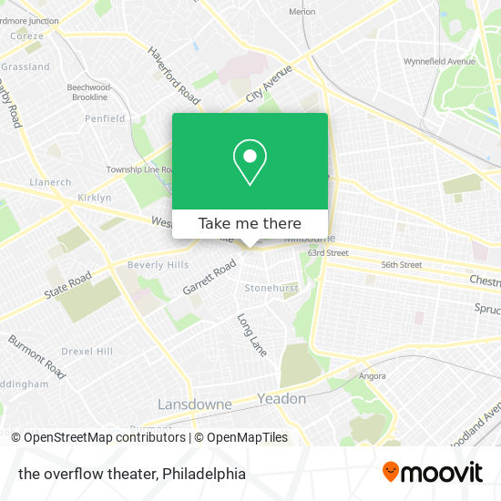 Mapa de the overflow theater