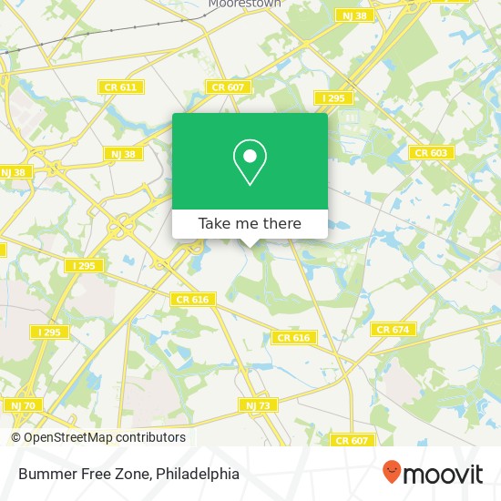 Bummer Free Zone map