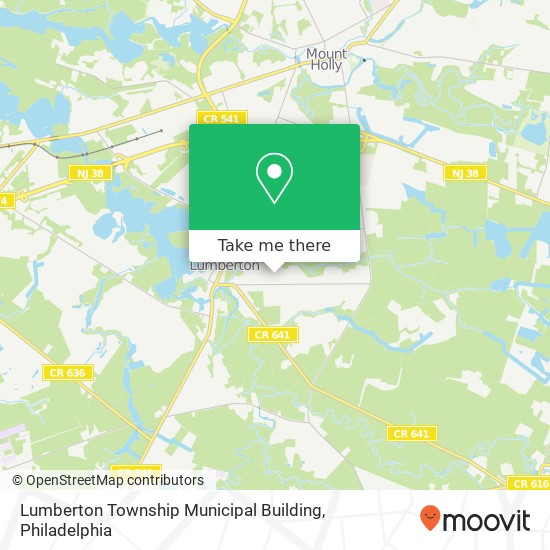 Lumberton Township Municipal Building map