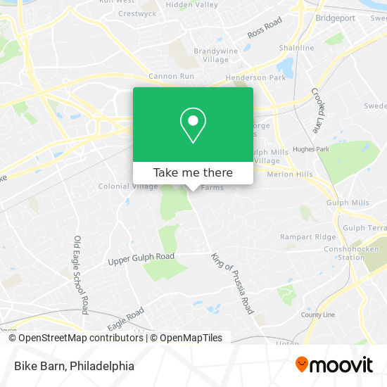 Bike Barn map