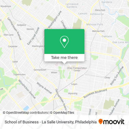 School of Business - La Salle University map