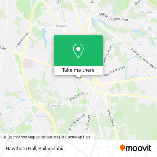 Mapa de Hawthorn Hall