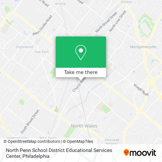 North Penn School District Educational Services Center map