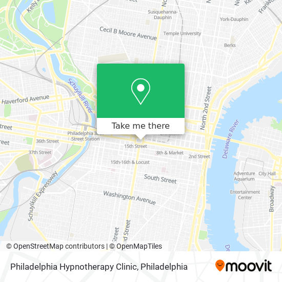 Philadelphia Hypnotherapy Clinic map