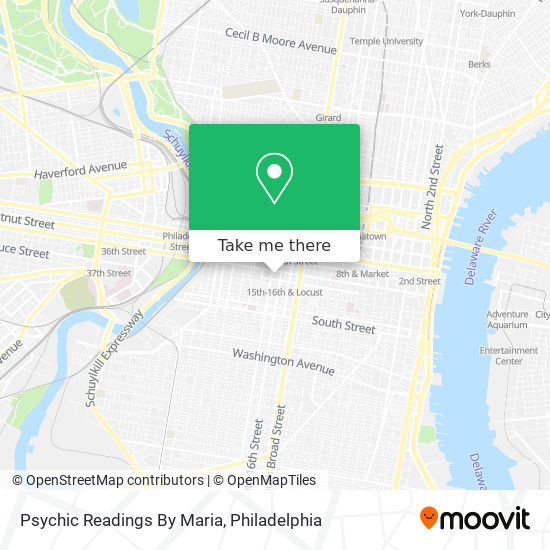 Psychic Readings By Maria map