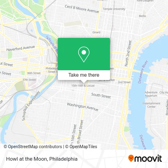 Howl at the Moon map