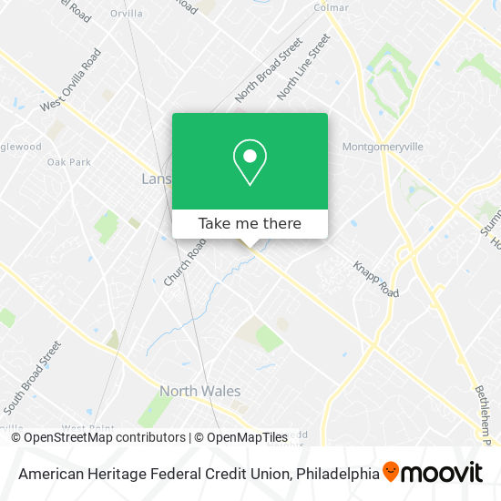 American Heritage Federal Credit Union map