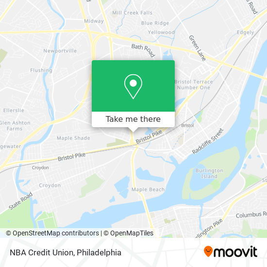 Mapa de NBA Credit Union