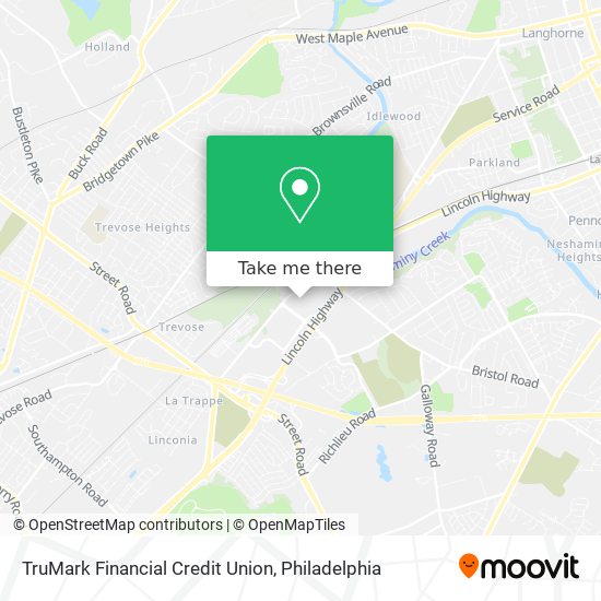 TruMark Financial Credit Union map