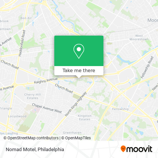 Mapa de Nomad Motel