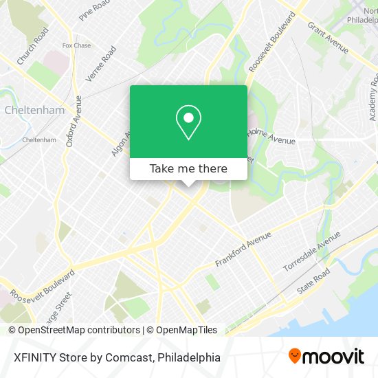 Mapa de XFINITY Store by Comcast