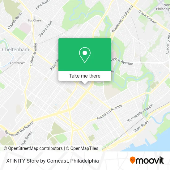 XFINITY Store by Comcast map
