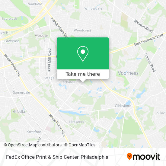 FedEx Office Print & Ship Center map