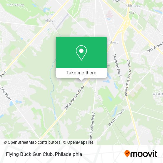 Flying Buck Gun Club map