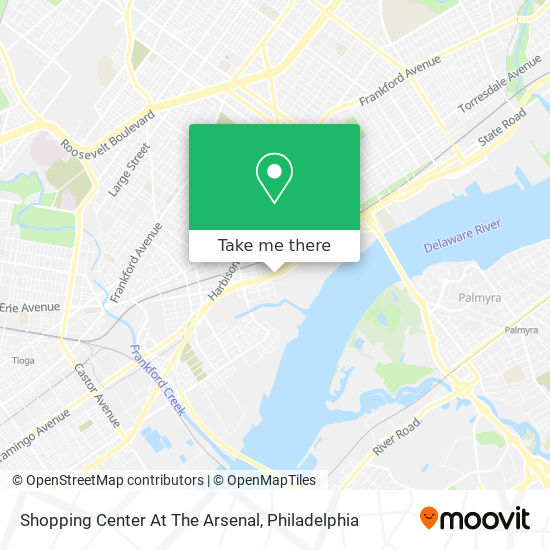 Mapa de Shopping Center At The Arsenal