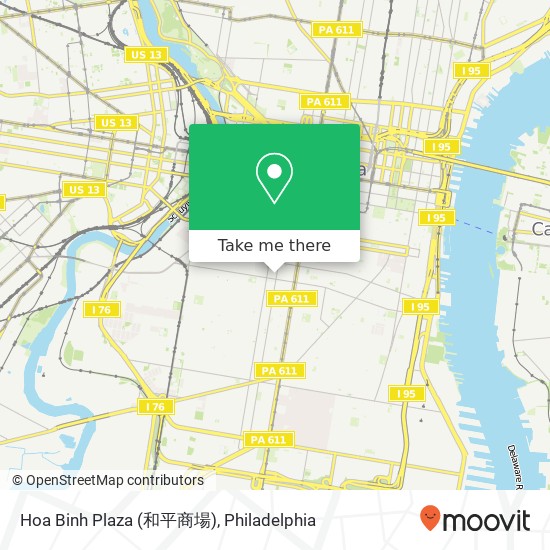 Mapa de Hoa Binh Plaza (和平商場)