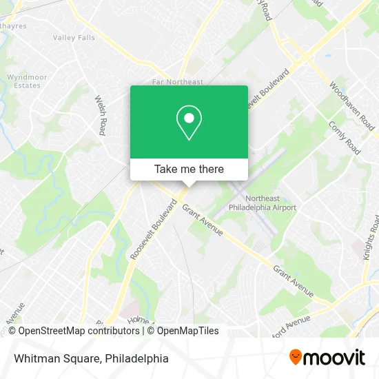 Whitman Square map