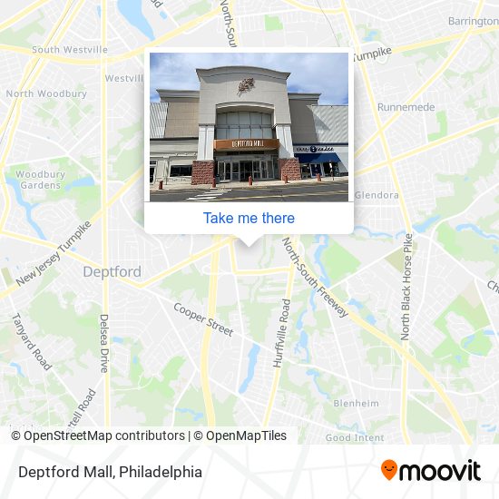 Deptford Mall map