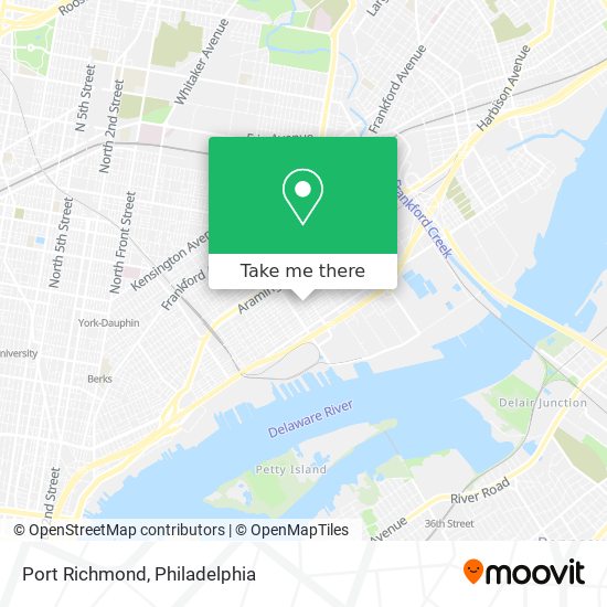 Port Richmond map