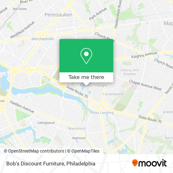 Bob's Discount Furniture map