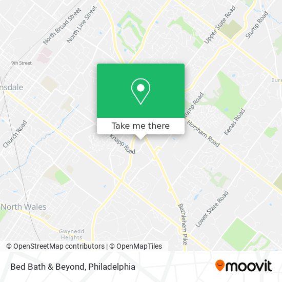 Bed Bath & Beyond map