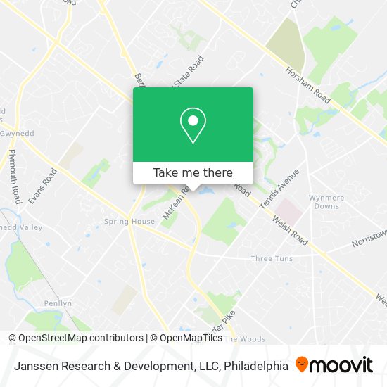 Mapa de Janssen Research & Development, LLC
