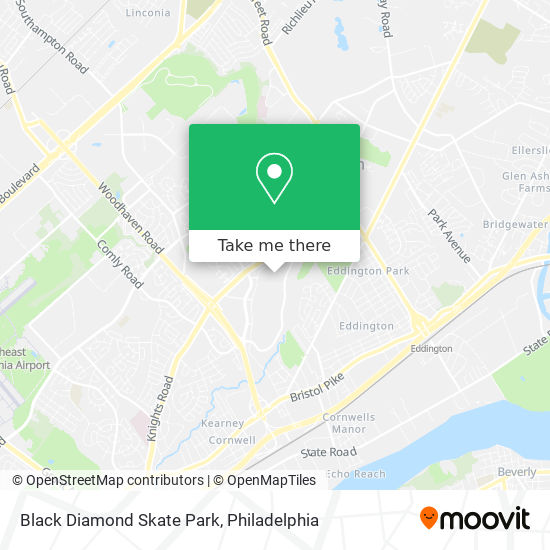 Mapa de Black Diamond Skate Park