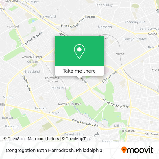Congregation Beth Hamedrosh map