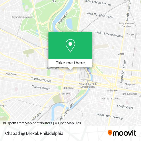 Chabad @ Drexel map