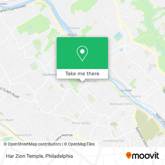 Har Zion Temple map