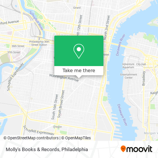 Molly's Books & Records map