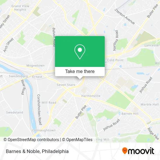 Barnes & Noble map