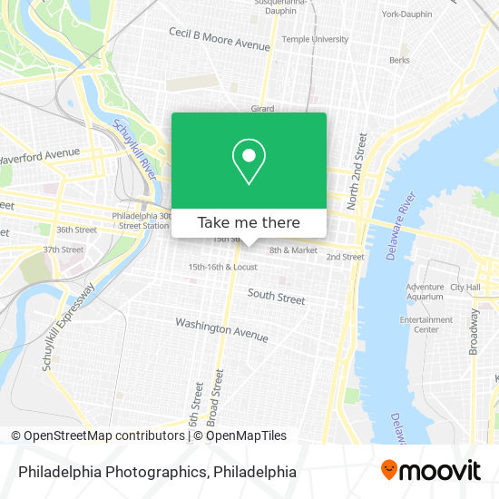 Mapa de Philadelphia Photographics