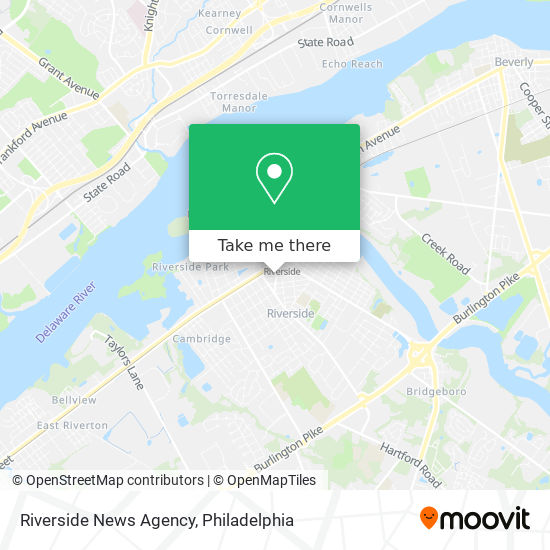 Riverside News Agency map
