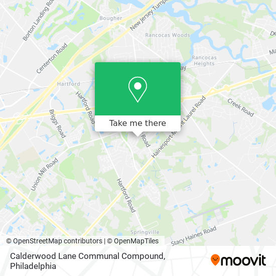 Mapa de Calderwood Lane Communal Compound