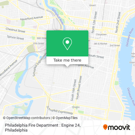 Philadelphia Fire Department : Engine 24 map