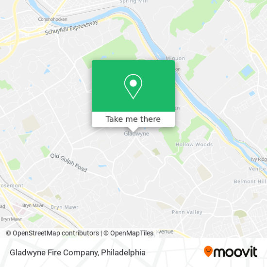 Gladwyne Fire Company map